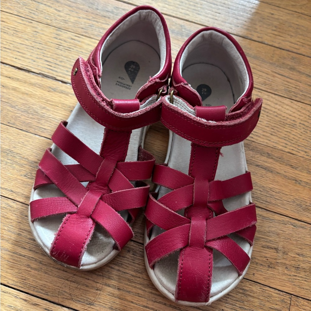 Bobux Kids Red Sandals